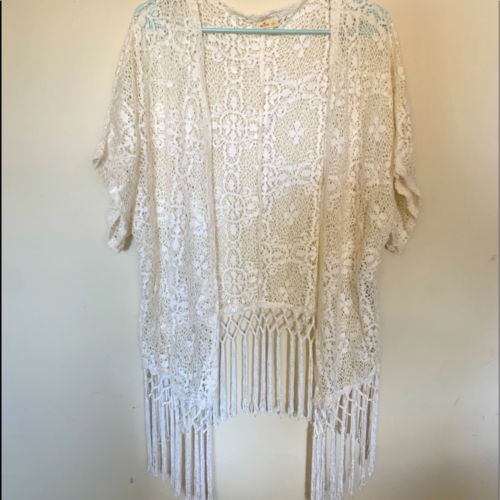 Lace kimono